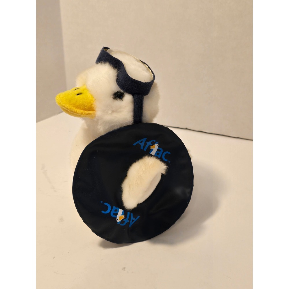 Aflac Duck Squeeze Toy with Goggles and Navy Inflatable /0358‎